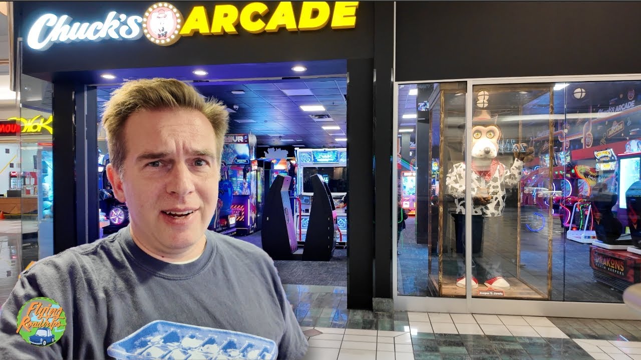 You COULD say I was excited to go to Chuck's Arcade at this mall...