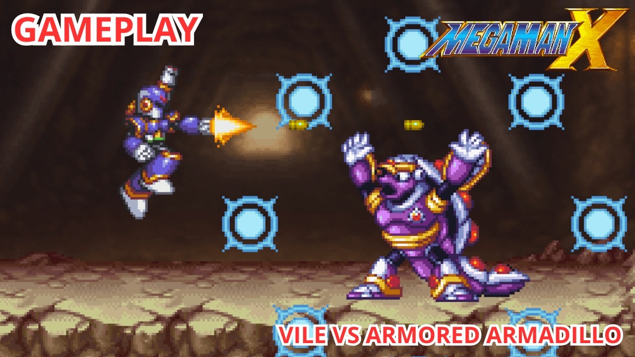 ВАЙЛ ПРОТИВ АРМОРЕД АРМАДИЛЛО | ГЕЙМПЛЕЙ В СТИЛЕ MEGA MAN X ДЛЯ PS1 | KENSU WILLIAM