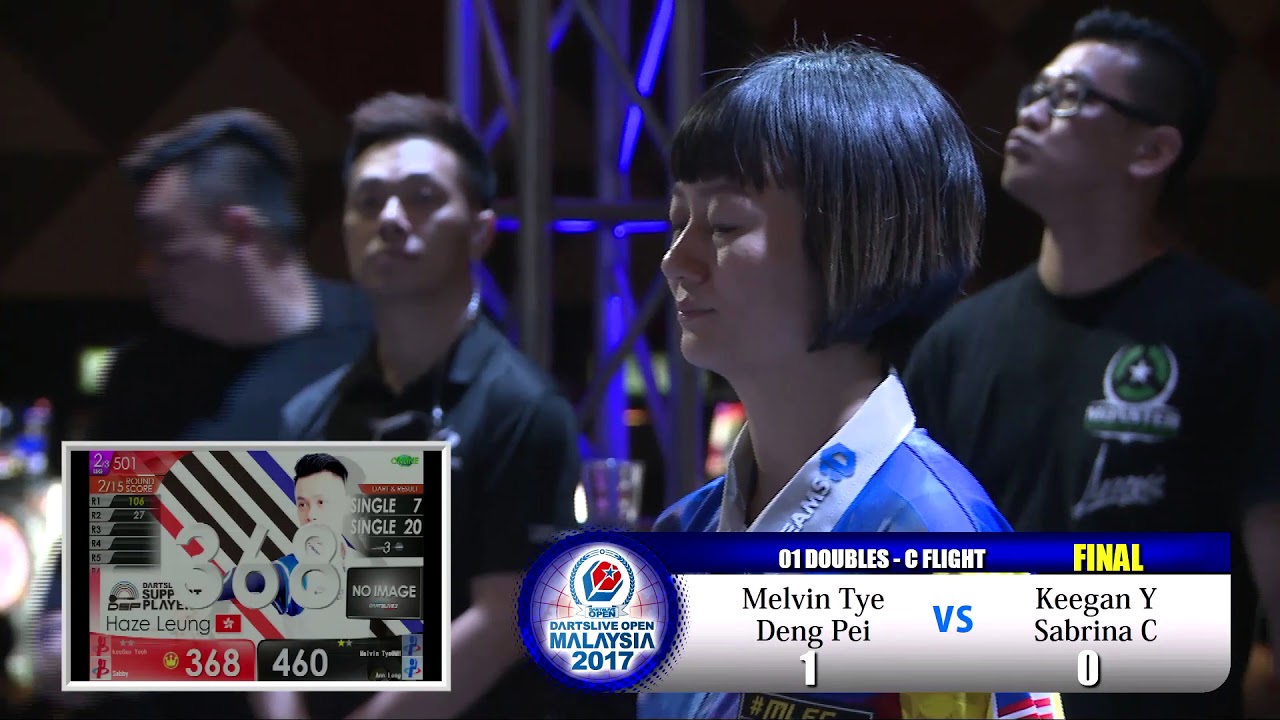 DARTSLIVE OPEN 2017 MALAYSIA -   01 DOUBLES C FLIGHT FINAL