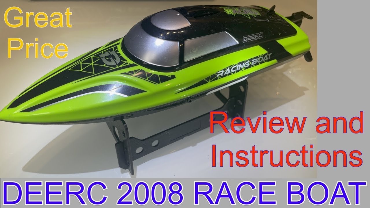 DEERC 2008 Racing RC Boat review, Lot’s of High Speed Action. Great Value! Plus Discount codes!