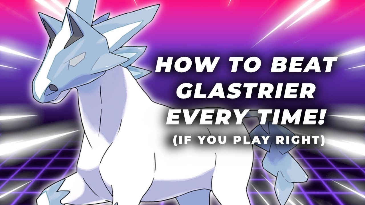 How To BEAT GLASTRIER EVERY TIME! (If You Play Right) | Pokemon Sword and Shield Crown Tundra VGC