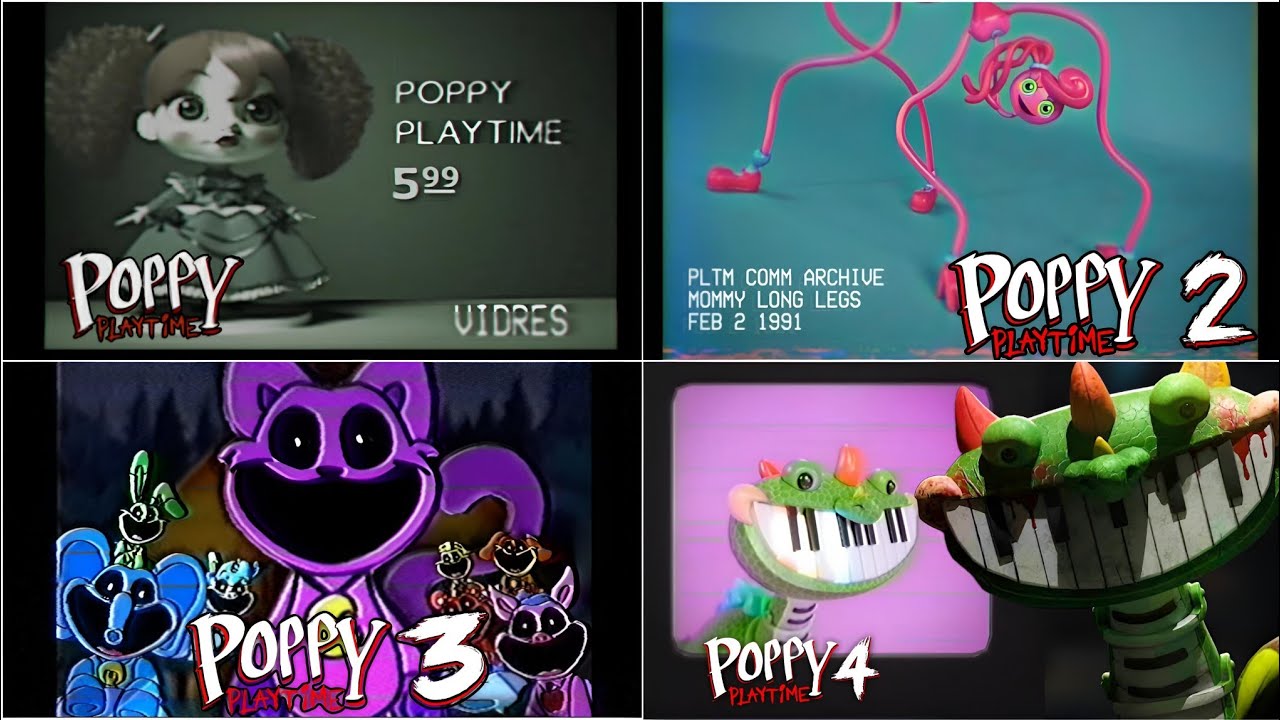 ALL COMMERCIALS OF | POPPY PLAYTIME CHAPTER 1 - 4