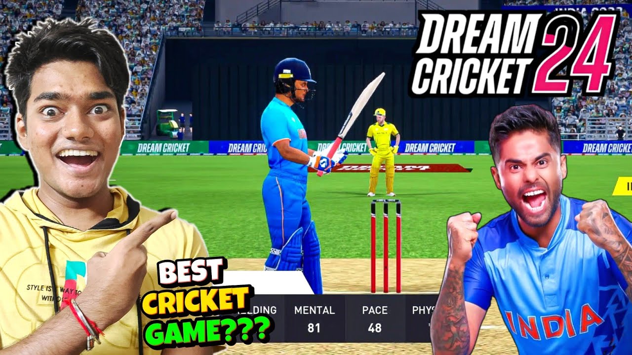 MY FIRST DREAM CRICKET 24 GAMEPLAY! - Best Cricket Game Ever ???🏏