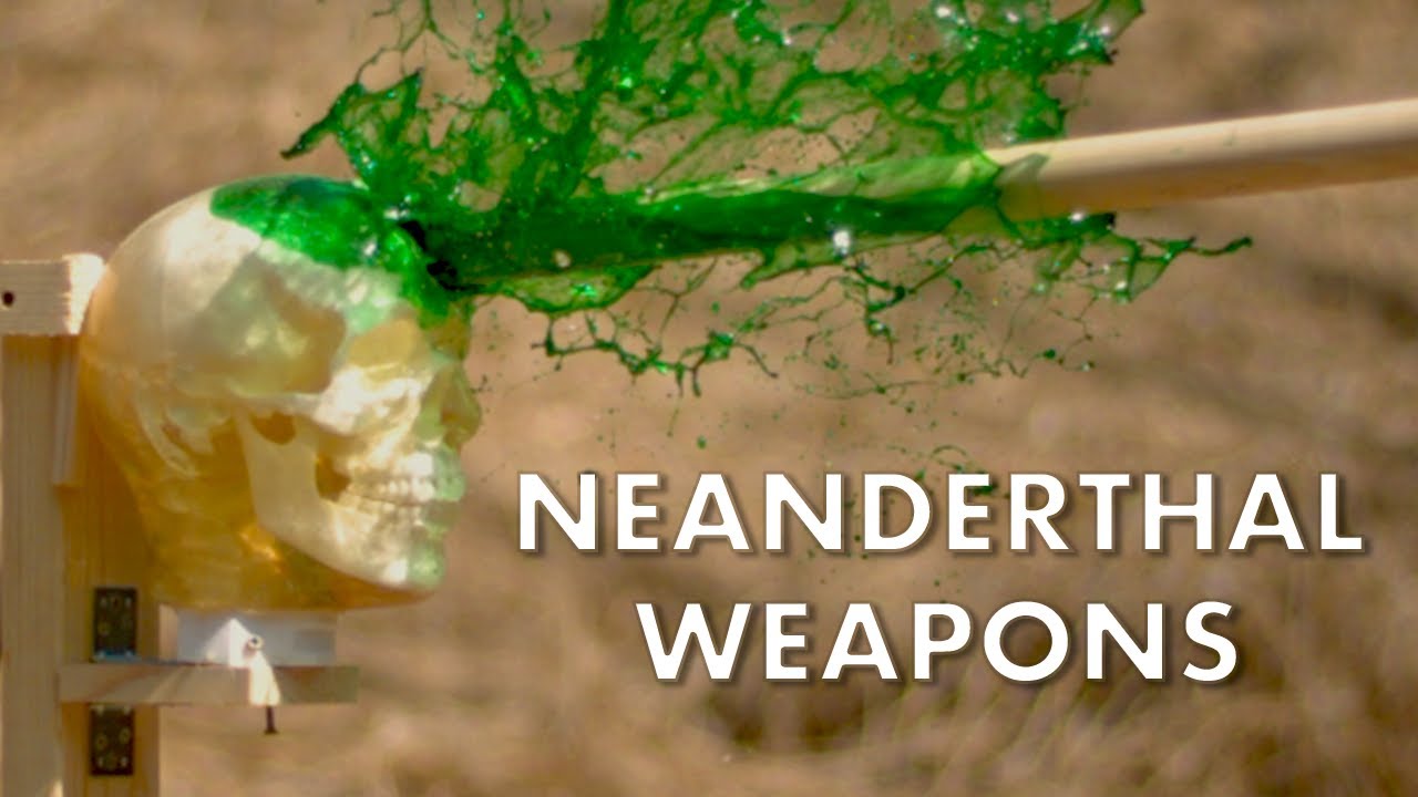 Testing Neanderthal Weapons on Ballistics gel!