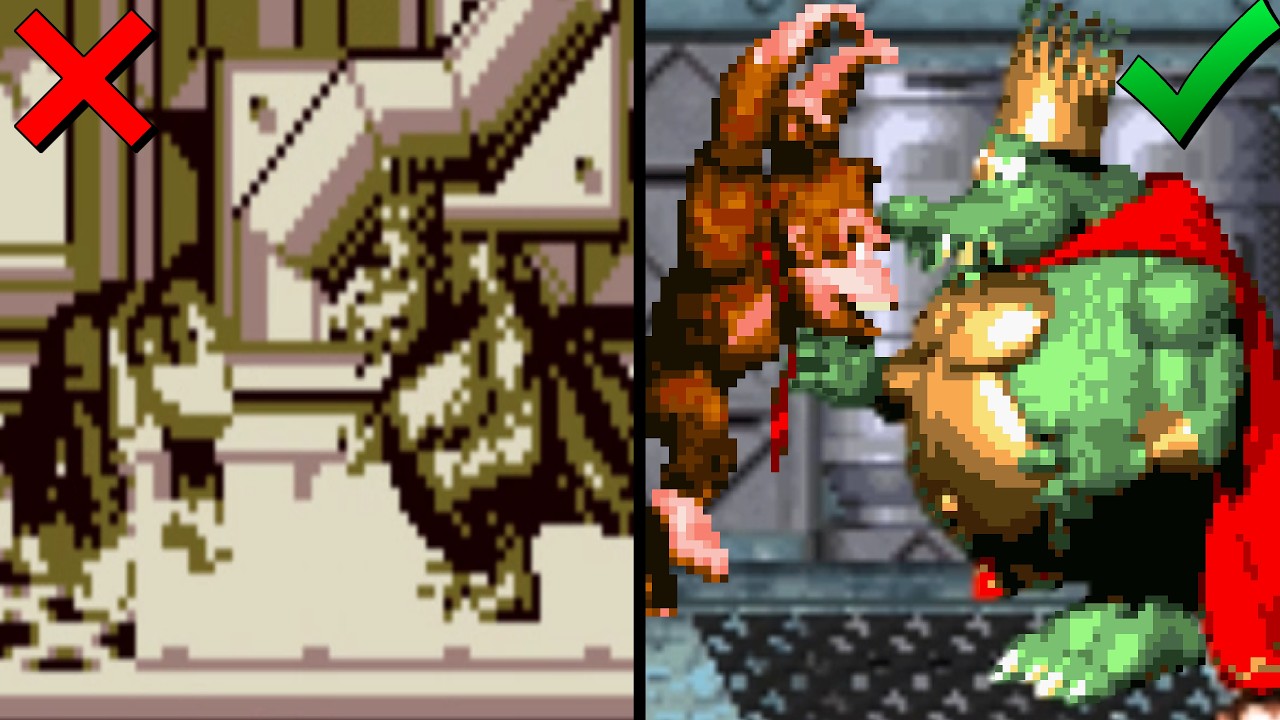 Donkey Kong Land 16- BIT Remake (All Bosses No Damage)