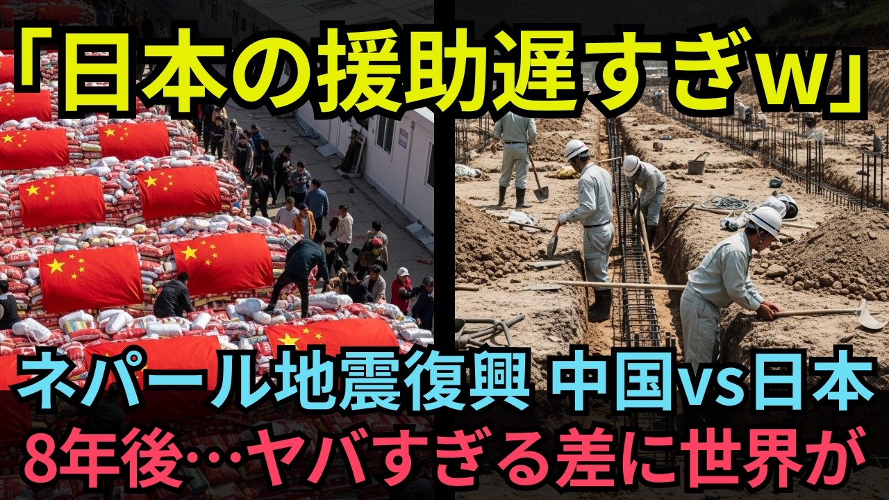 【海外の反応】ネパール大地震で「遅い」と批判された日本…8年後に現地政府が流した涙の理由に世界が驚愕