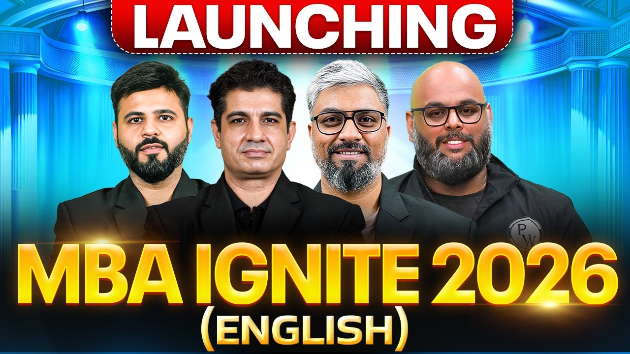 🔥 Launching MBA IGNITE 2026 | The Ultimate CAT 2026 English Batch
