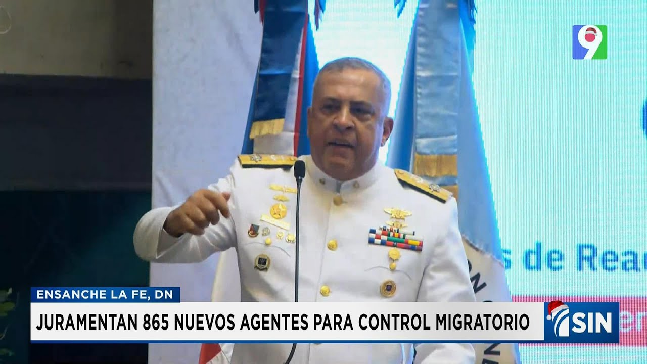 865 nuevos agentes migratorios fueron graduados | Emisión Estelar SIN