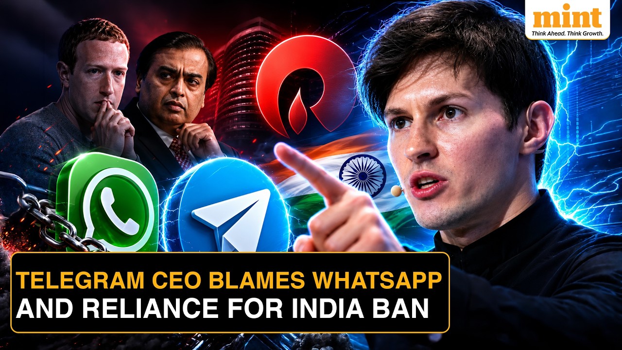 Pavel Durov Accuses Reliance, WhatsApp For Alleged Role In Telegram's Ban In India | Explained