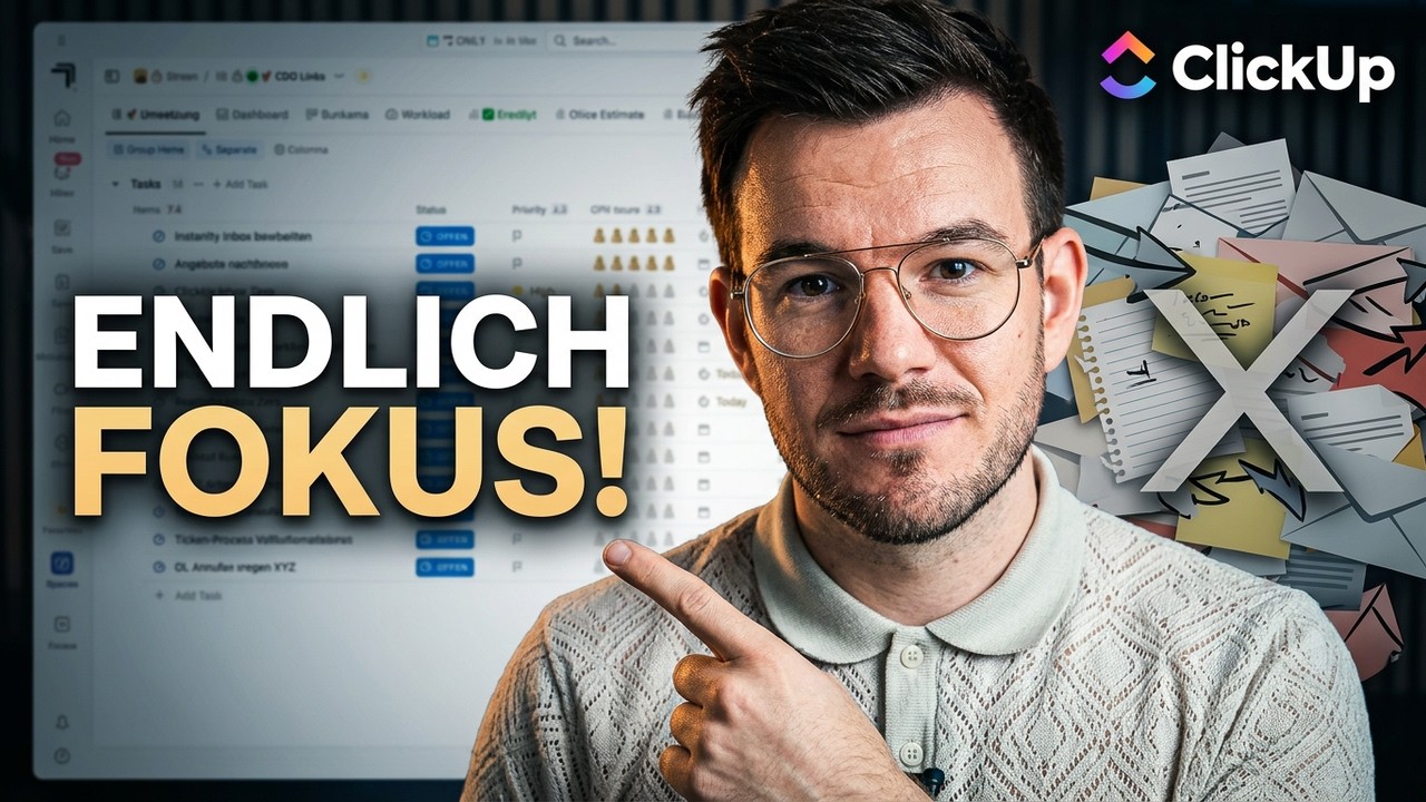 ClickUp Task Manager für Geschäftsführer – Endlich Fokus!