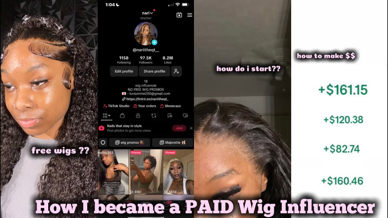 How To Become A Paid Wig Influencer : Free Wigs + $$ || Starting Your Content Creator Journey