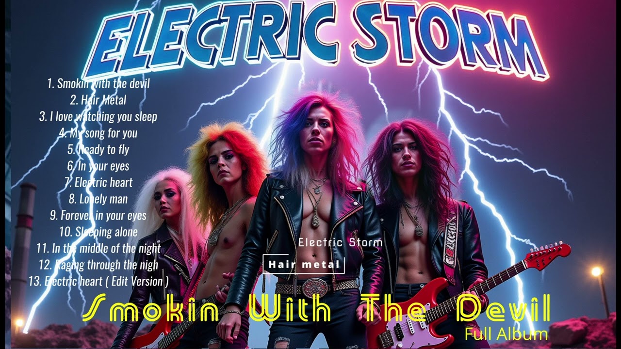 KI Artist: Electric Storm-Smokin with the devil, Full Album, 80'  and 90' Rock Album, Hair Metal