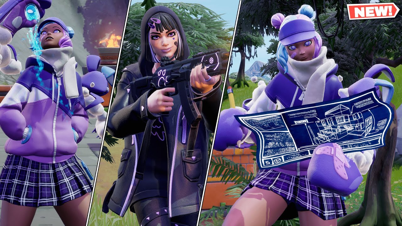 *NEW* Leelah & Halley Skins (Best Friends Bundle) Full Showcase & Gameplay ! - Fortnite Women's Day