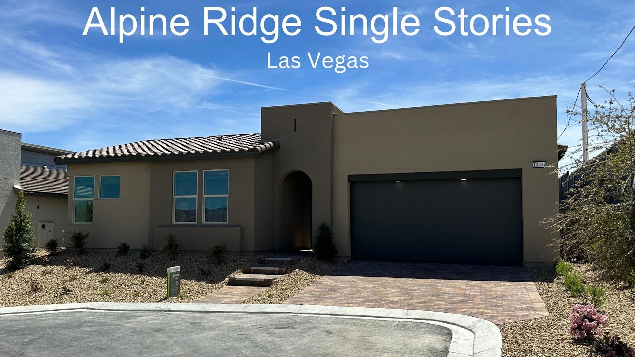 Luxury Single Story Homes For Sale Las Vegas | Alpine Ridge by Tri Pointe Homes | Kyle Pointe $587k+