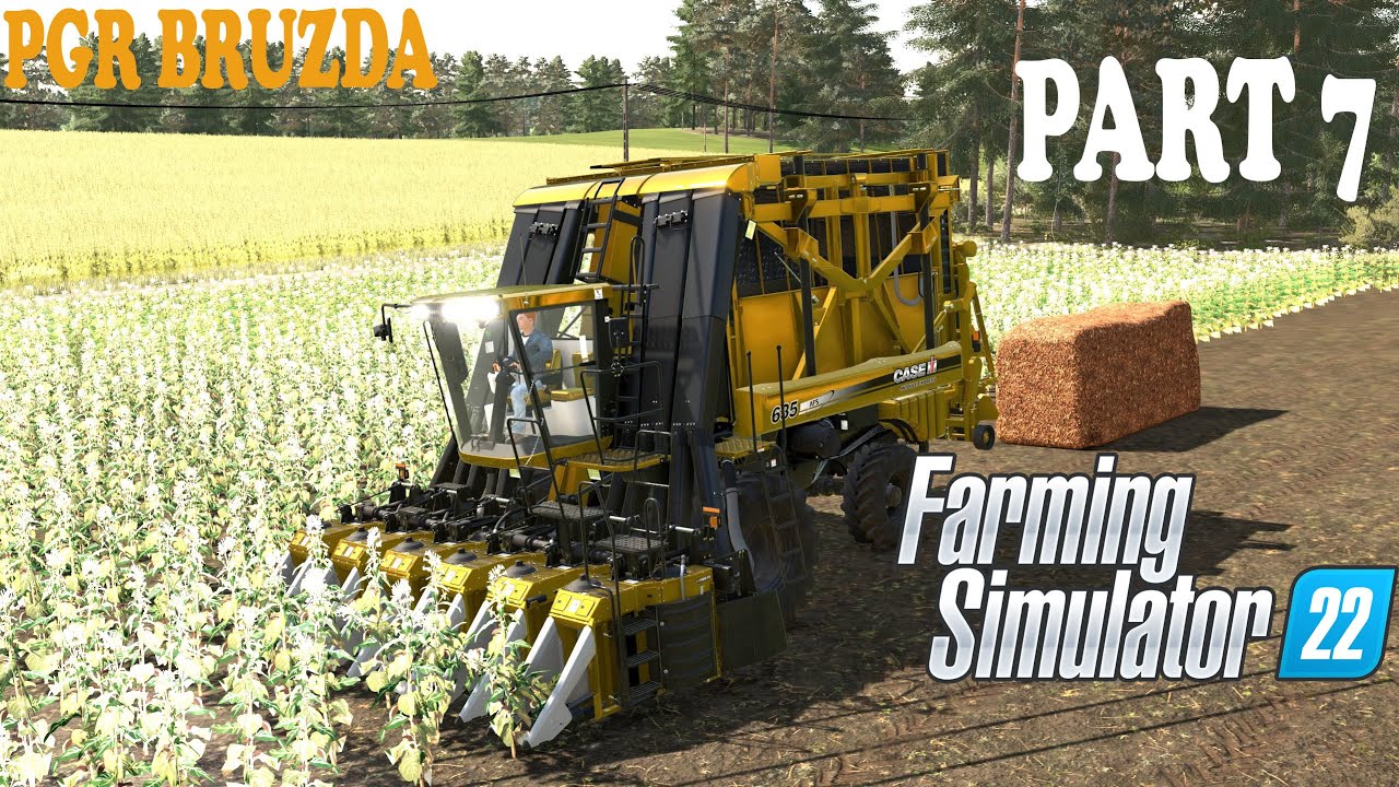 FARMING SIMULATOR 22 - HARVEST TOBACCO - PGR BRUZDA - PART 7 #fs22mapas #fs22mods