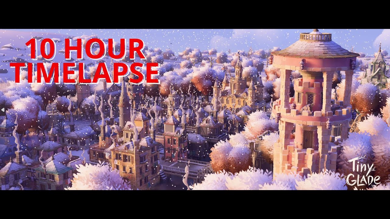 10 Hours to build a Small City in Tiny Glade - TIMELAPSE