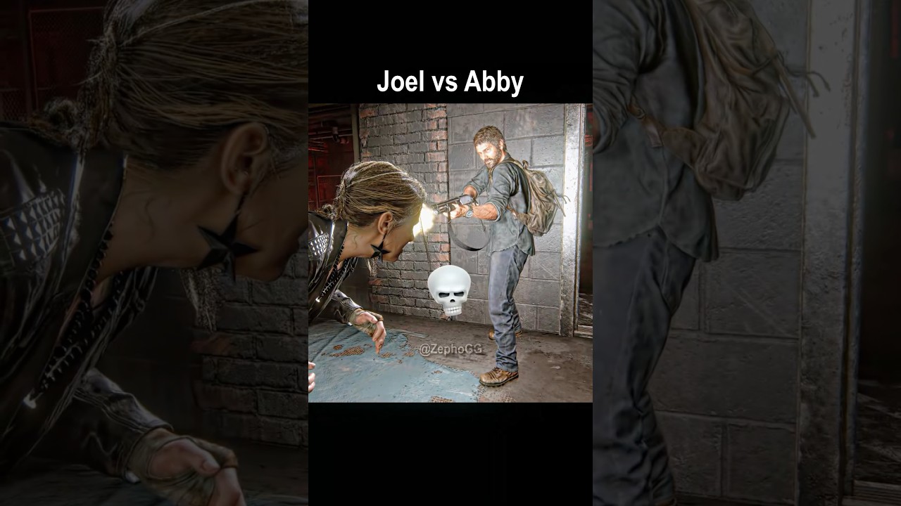 Joel Miller vs Abby 💀 #shorts