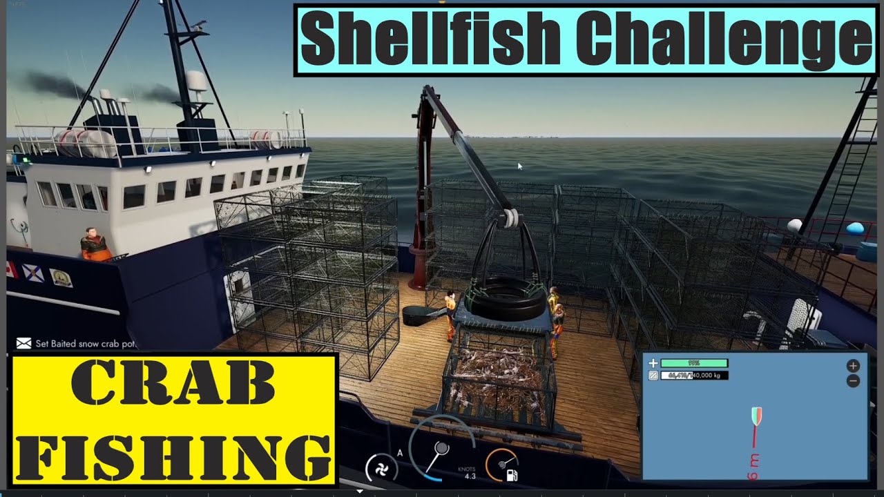 Fishing North Atlantic - Shellfish Challenge Part 3 - Crab fishing on the scarlet
