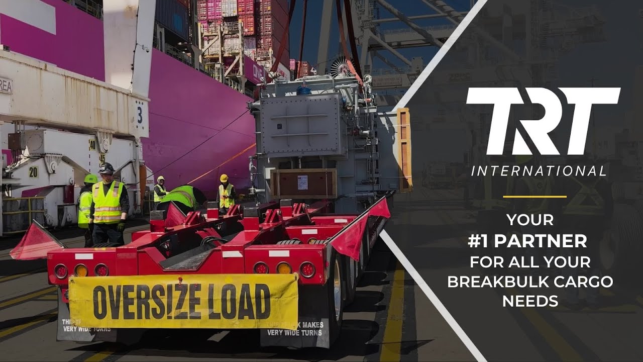TRT International is your #1 partner for all your breakbulk cargo needs. 💪