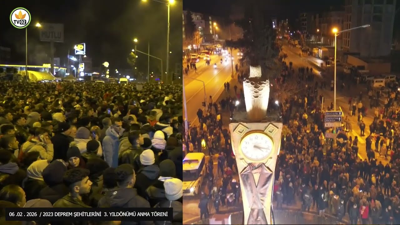 Adıyaman’da 6 Şubat Anması: Saat 04.17’de gözyaşları yükseldi