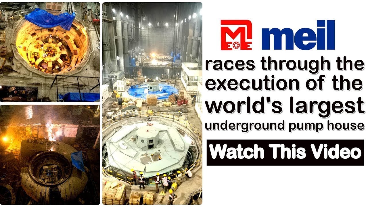 Kaleshwaram Project | Megha Races Through Execution Of The Largest Underground Pump House | MEIL