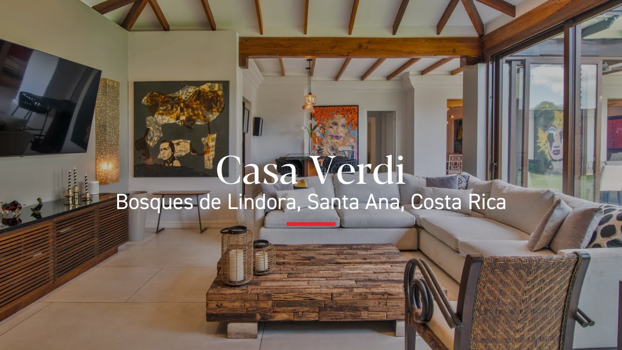 Inside Casa Verdi in Lindora, Costa Rica
