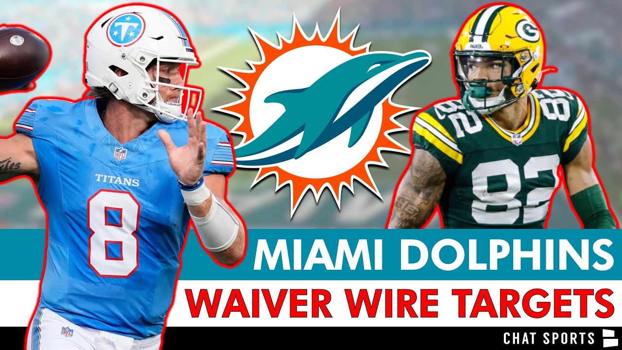 Miami Dolphins Waiver Wire Targets AFTER NFL Cutdown Day Ft. Will Levis & Will Sheppard