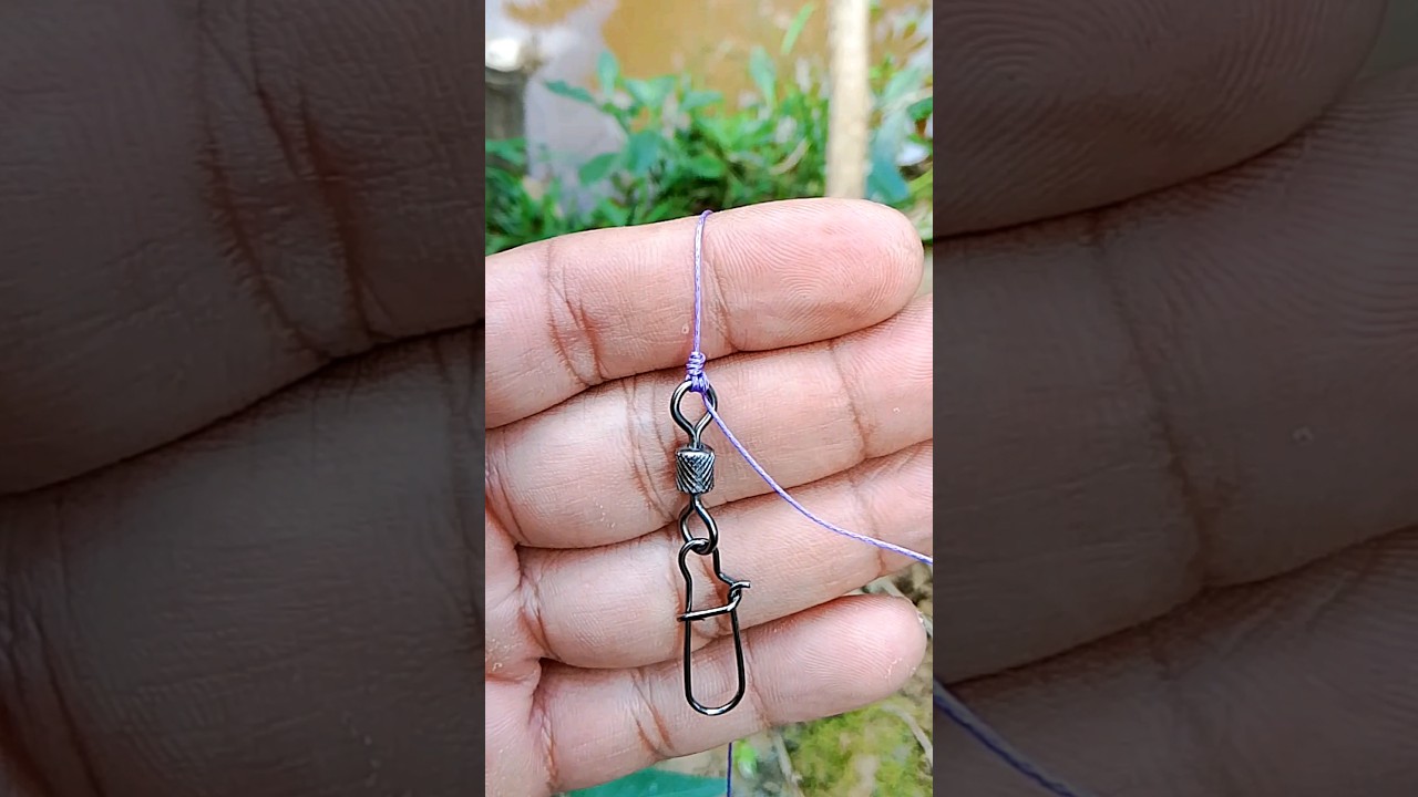 powerfull fishing Knot for swivel #fishing #fishingknot #swivel #fishingtips #tutorial