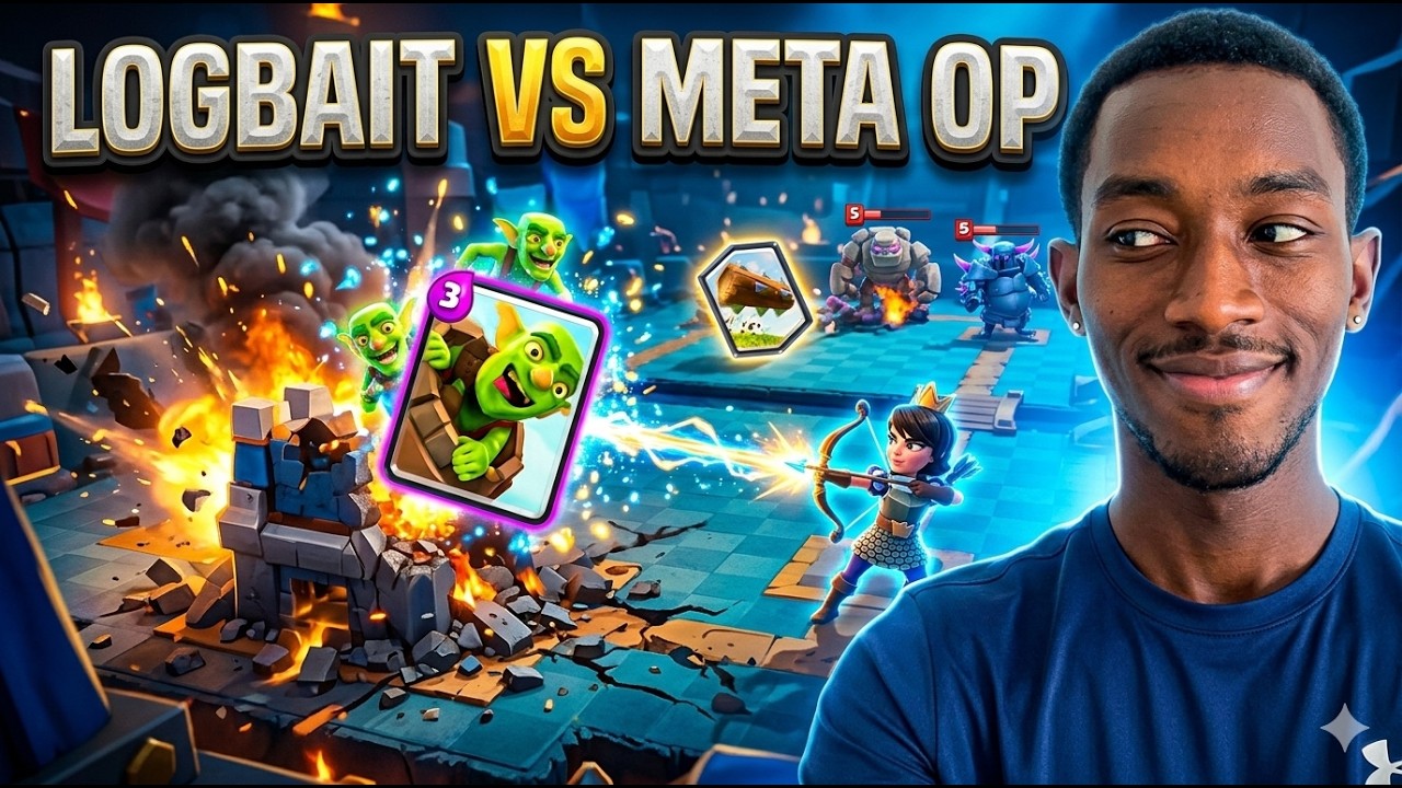 Muchos usan LogBait… pero pocos lo dominan así 😏 | Clash Royale