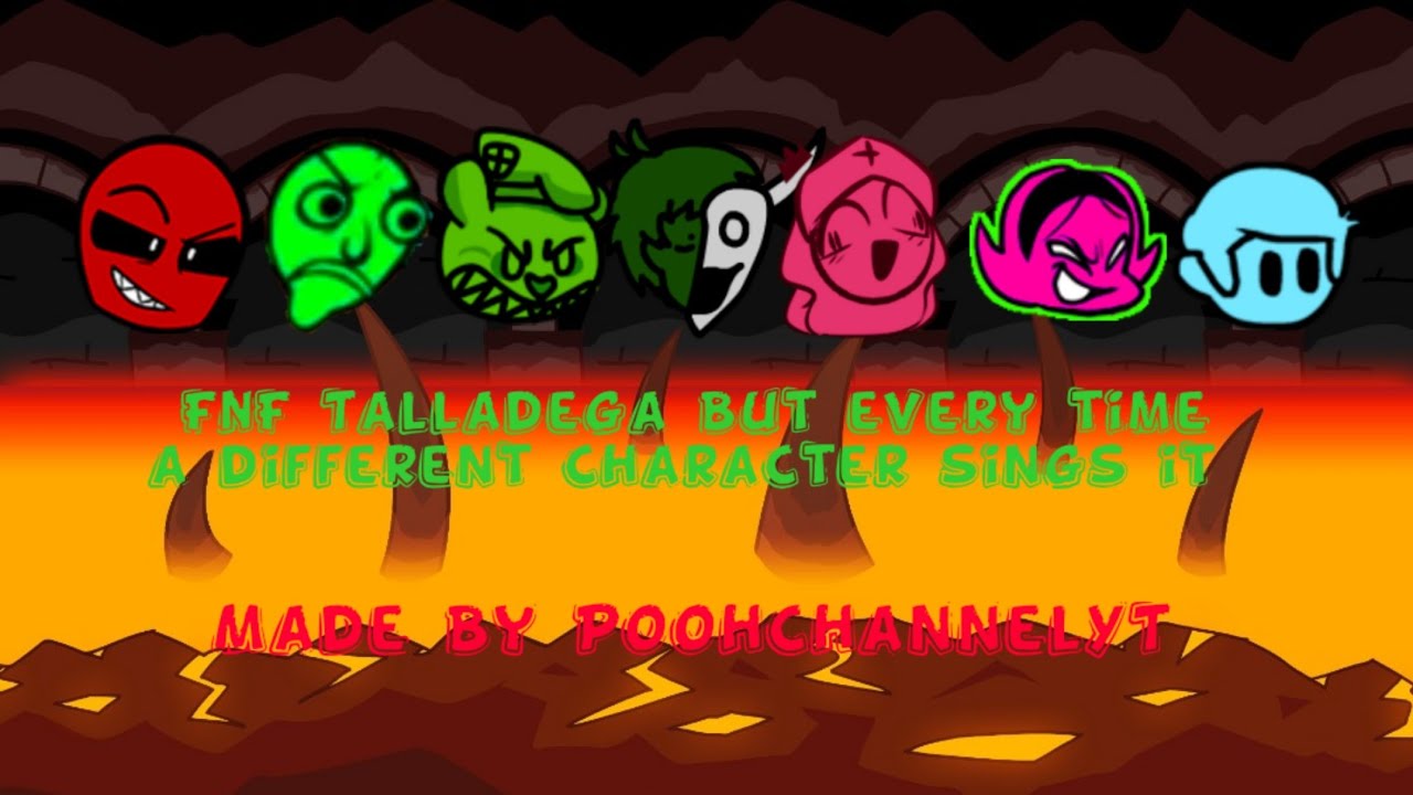FNF Talladega But different character sings it 🎤 - FNF 🎶