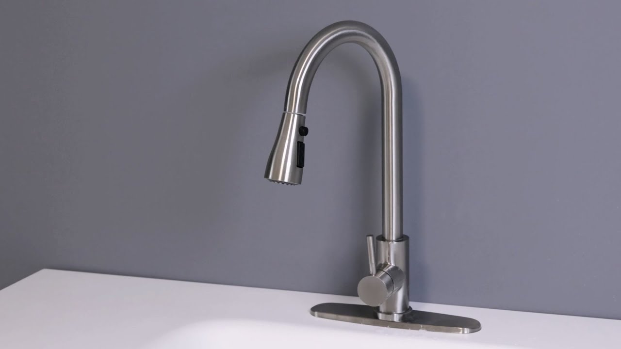 How to install a Kitchen Faucet with Pull Down Sprayer&mdash;FEELSO