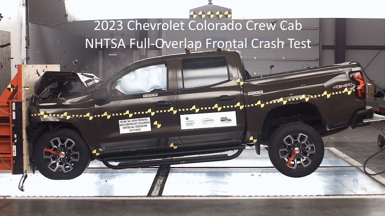 2023-2025 Chevrolet Colorado / GMC Canyon Crew Cab NHTSA Full-Overlap Frontal Crash Test