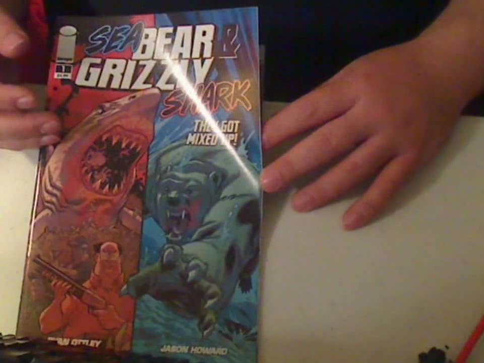 sea bear and grizzly shark - they got mixed up! comic review!!!