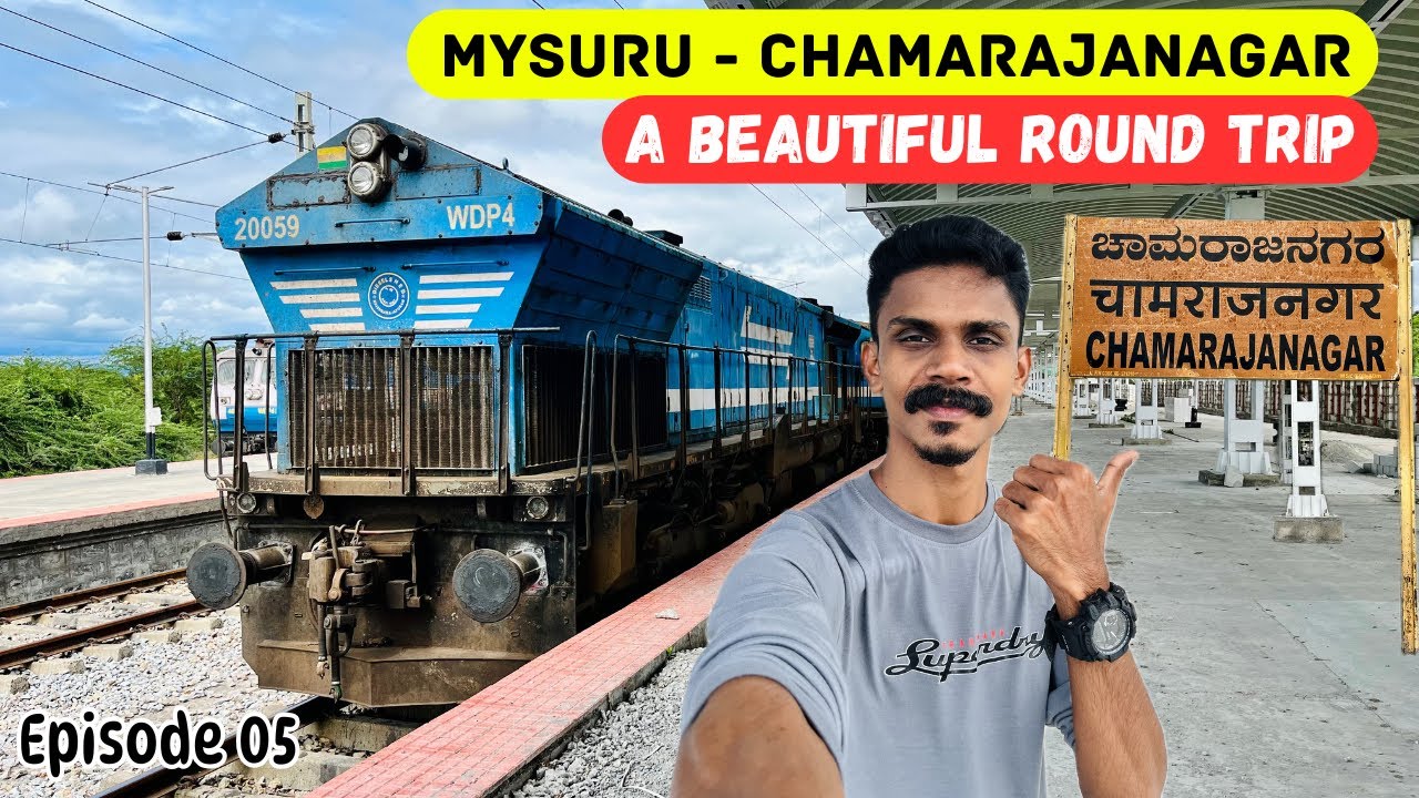 Mysuru Chamarajanagar Passenger Journey | ഈ സ്ഥലങ്ങൾ അടിപൊളി ആണ് 🔥 | Passenger Train | Karnataka