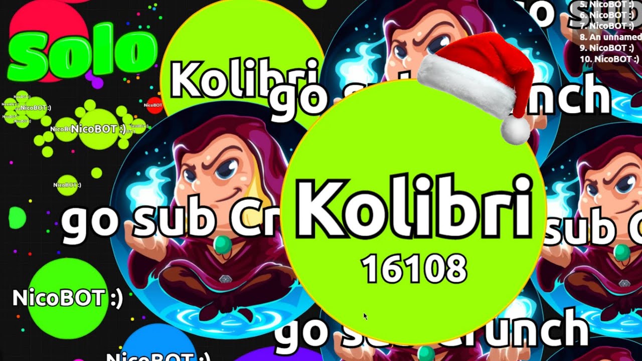 EPIC AGARIO 90K+ SCORE SOLO AGAR.IO GAMEPLAY 🎄 ( Agar.io Christmas Special )