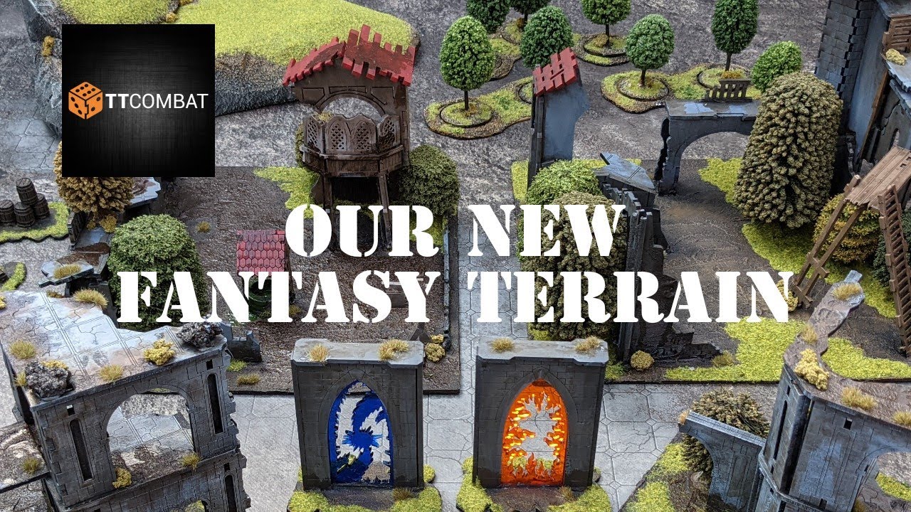 New TTCOMBAT terrain for Age of Sigmar and Kings of War Battle Reports.