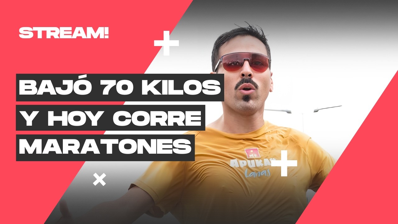 SALTEÑO BAJÓ MÁS DE 70 KILOS Y HOY CORRE MARATONES | #QPSSTREAM