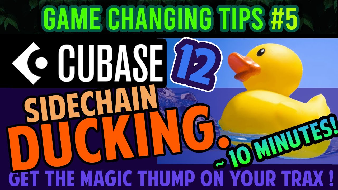 CUBASE TIPS #5 - SIDECHAIN DUCKING - make your track THUMP MORE!