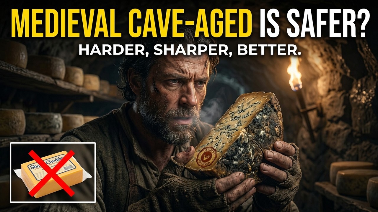 Medieval Cheese Aged in Caves | Harder, Sharper, Safer Than Modern Cheese