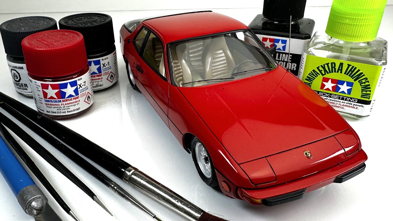 Build a cheap Porsche in Miniature: The 924 by Monogram [FULL BUILD] Step by Step
