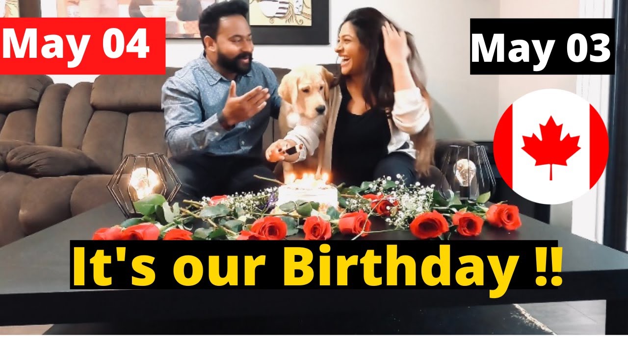 Our Birthday Celebration (Vlog) in Canada By Shaan and Anu