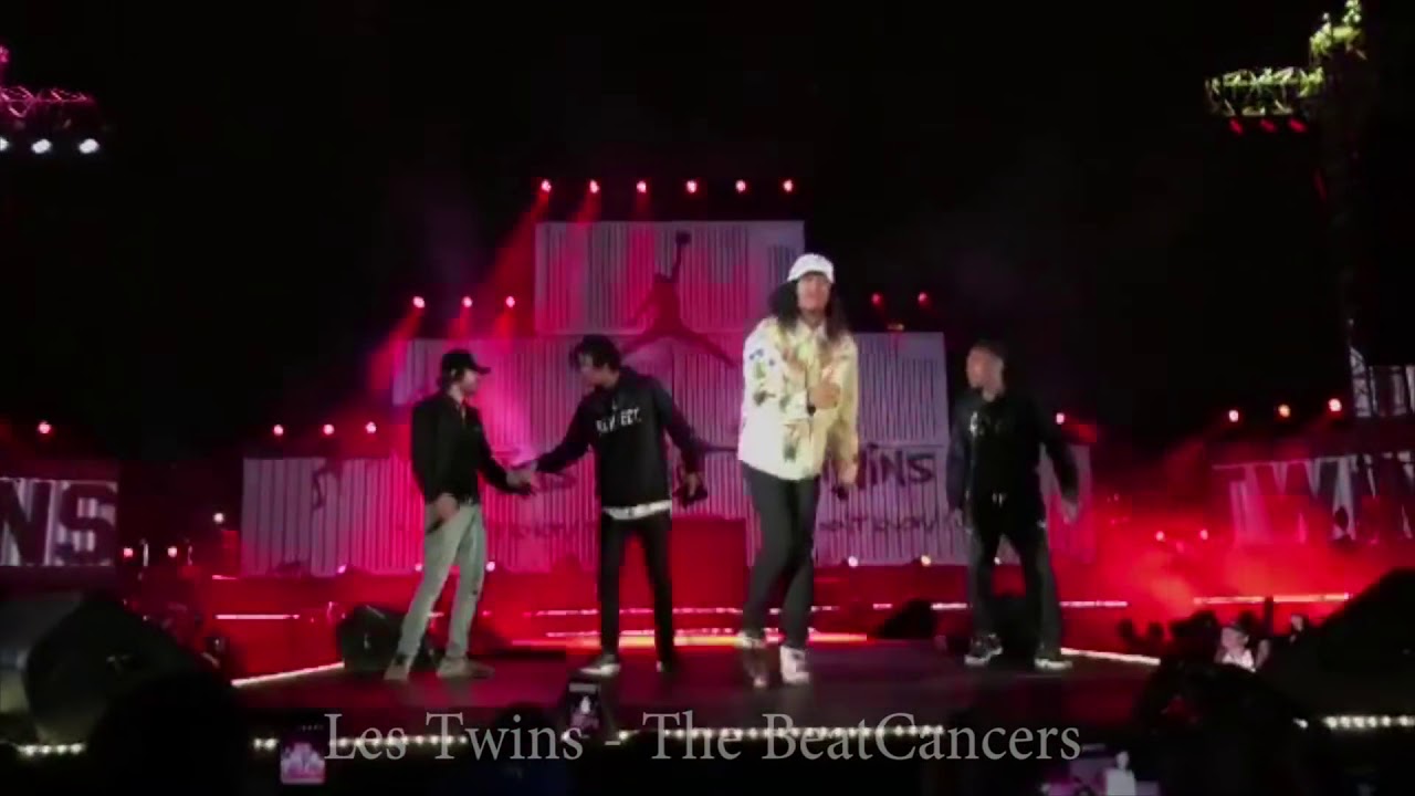 LES TWINS, AT JORDAN ALL STAR WEEKEND  LOS ANGELES 2018