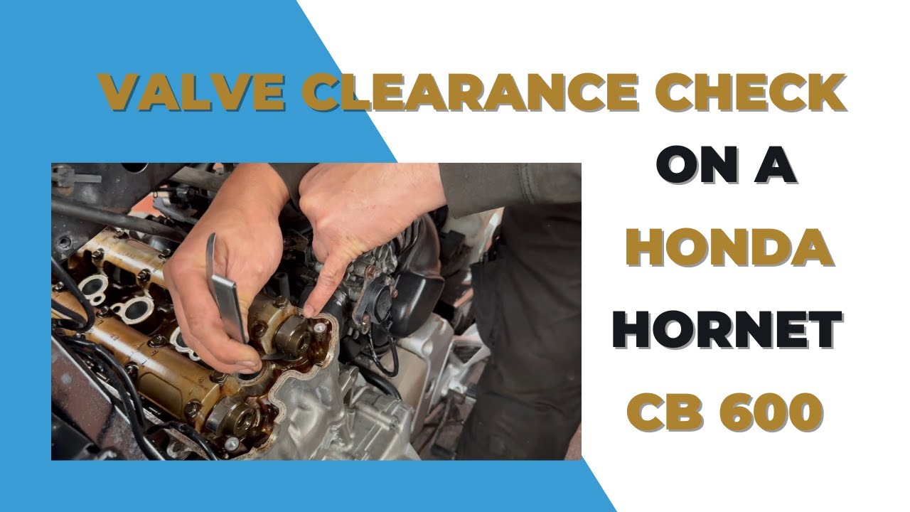 Valve Clearance Checks on Honda Hornet CB600 Motorbike
