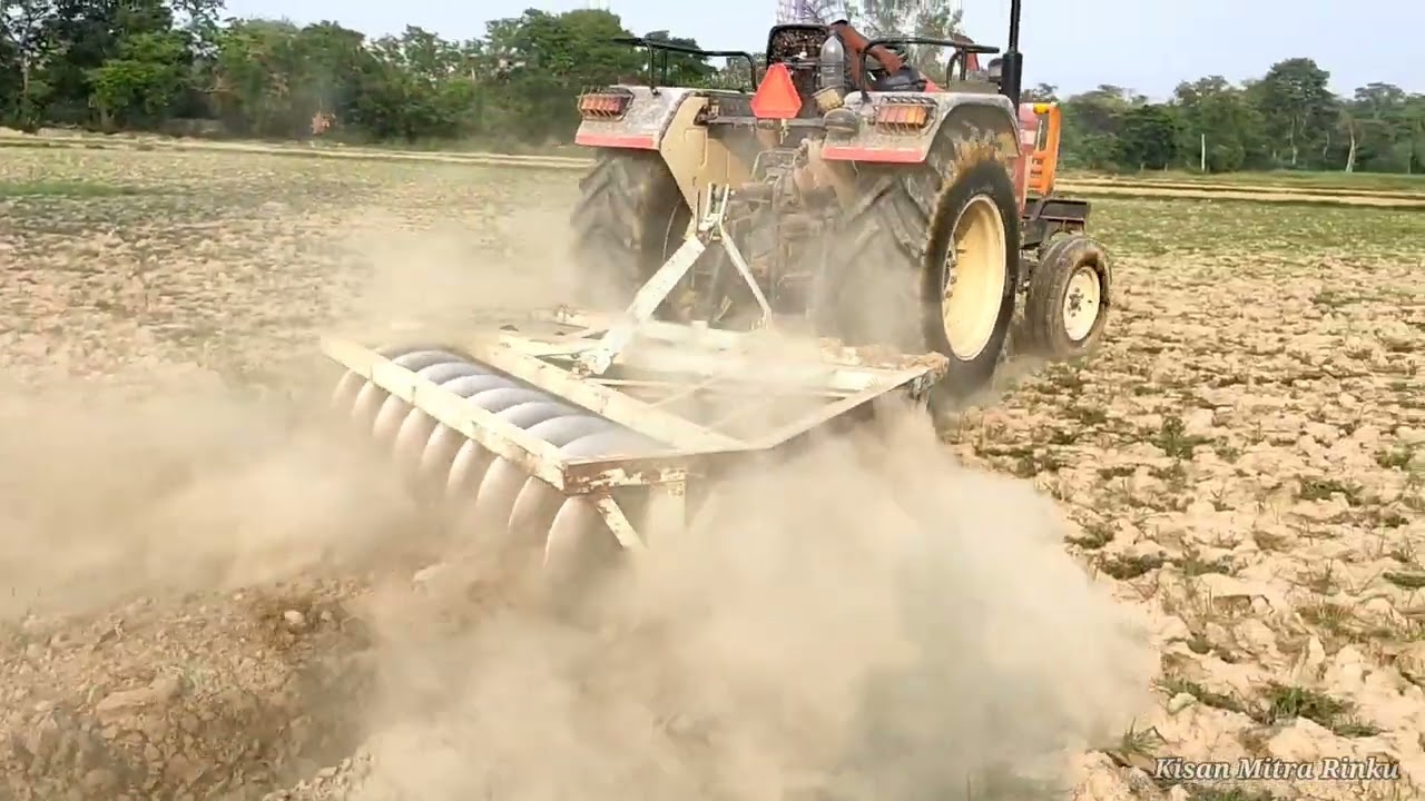 मात्र एक बार की Harrow में ही बना दिया वाहन। Swaraj 963 Fe vs 18 Disc Harrow.
