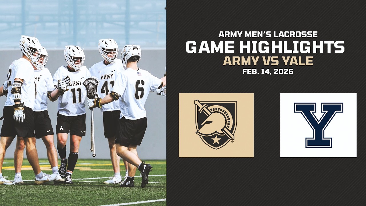Army vs. Yale Men's Lacrosse Game Highlights