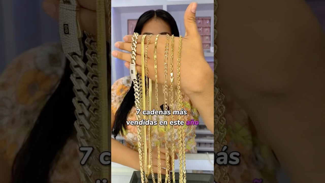 7 cadenas m&aacute;s vendidas en este a&ntilde;o #oro #oro14k #joyeria #joyeros #cadenas
