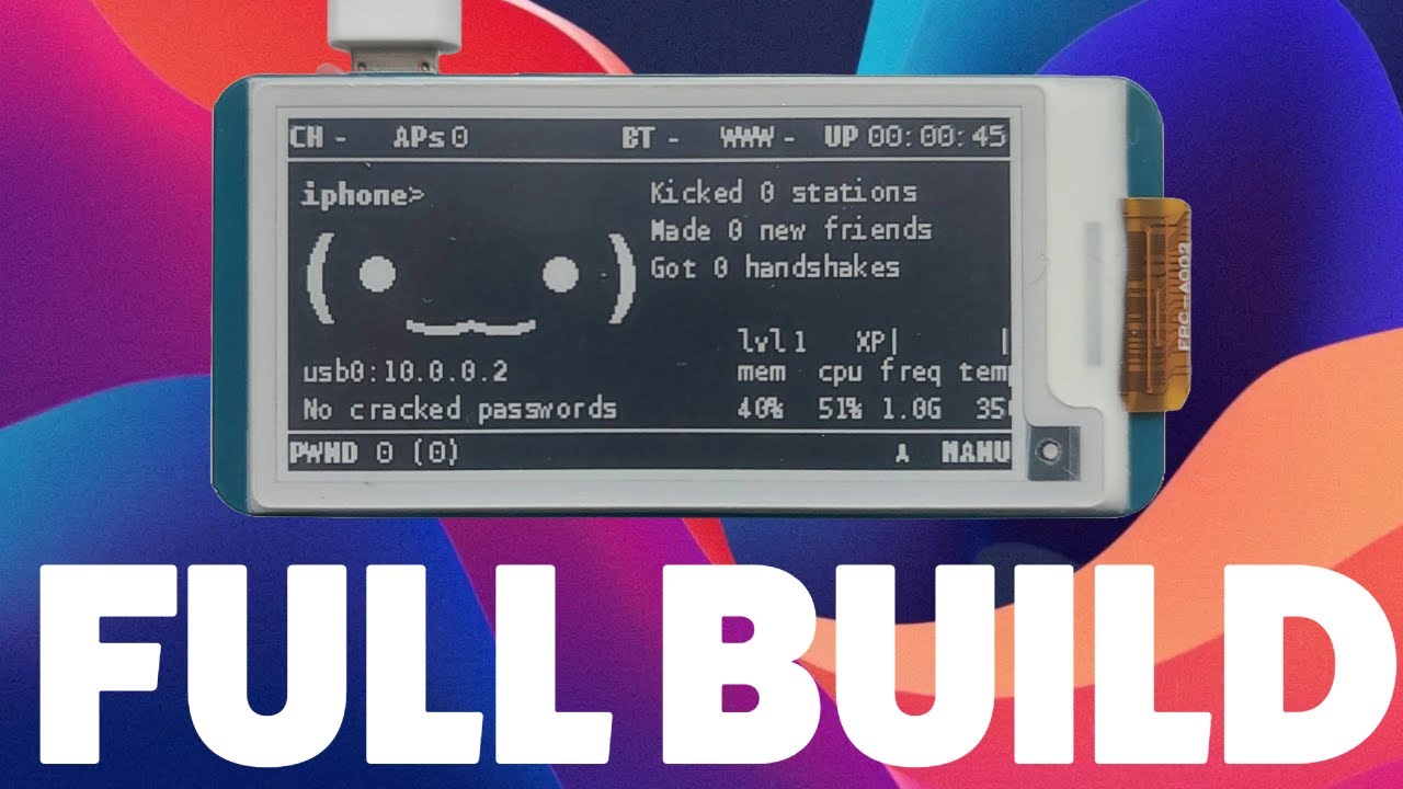 Pwnagotchi Full Build (EASY TO FOLLOW)