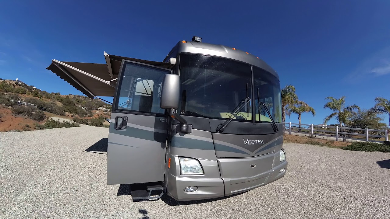sold thanks ron 2005 Winnebago Vectra 40 FD 4 Slide-out -  (el cajon) part 1
