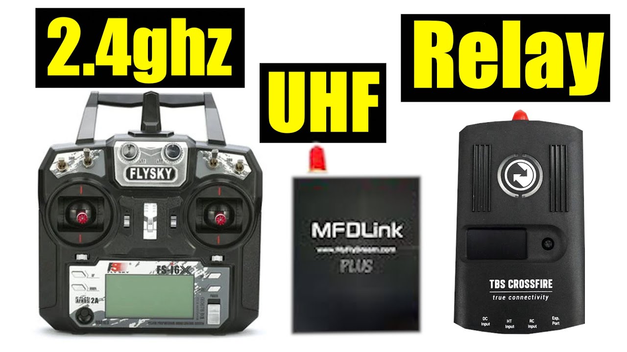 Boost UHF Range with 2.4ghz Relay / Repeater for Long Range FPV Control