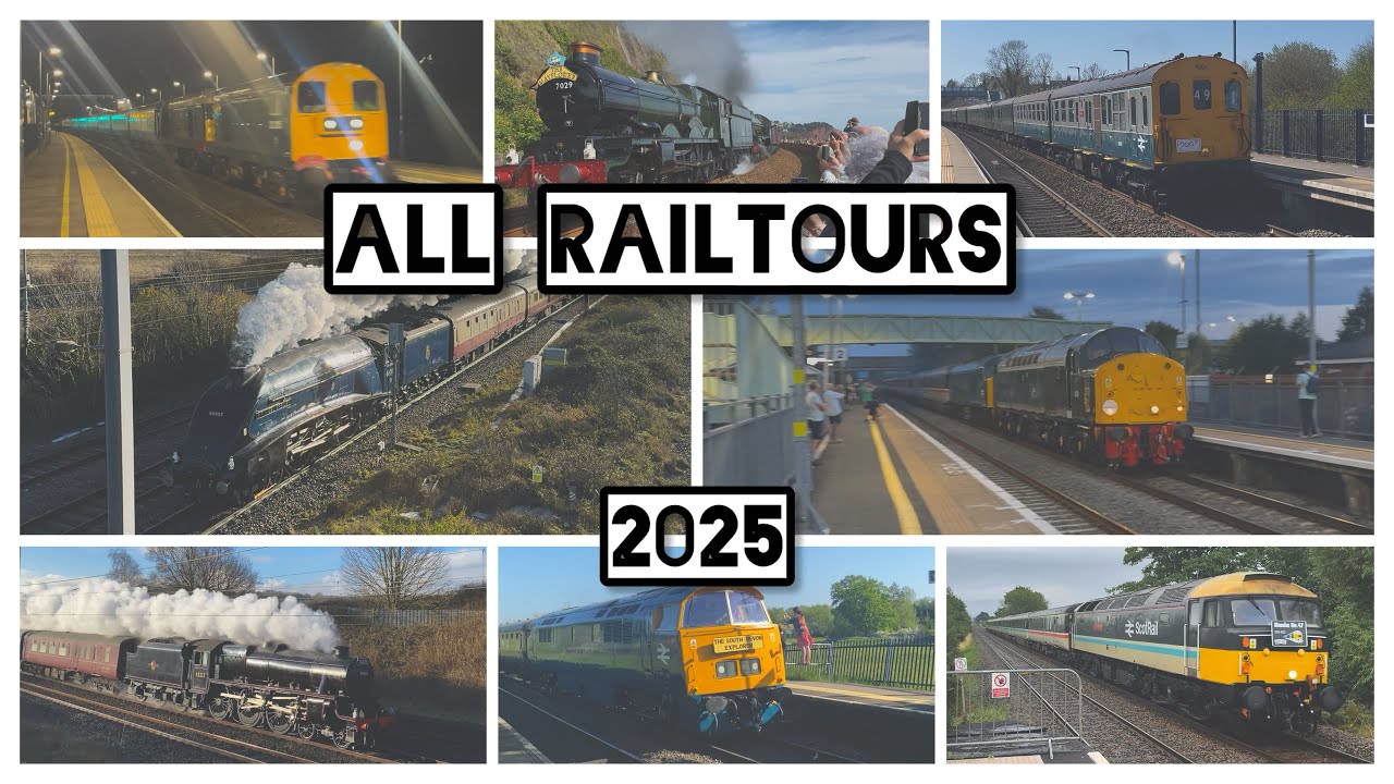 All Railtours in 2025 Compilation 